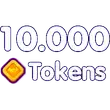 10,000 Tokens